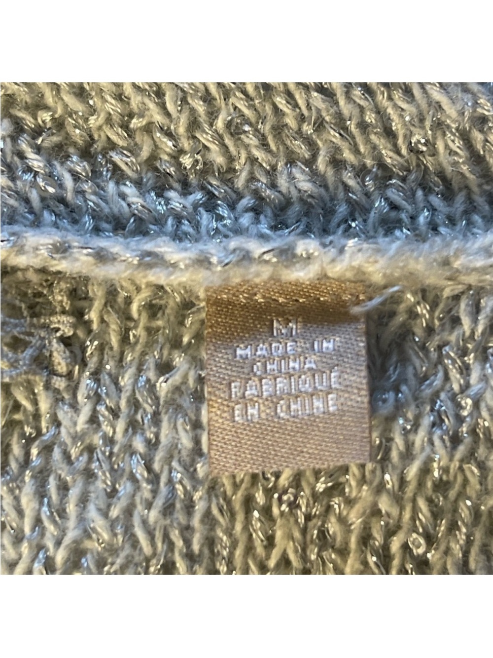 Anthropologie Knitted & Knotted
Gray Sparkle Open Front Cardigan Size Medium - Picture 5 of 11